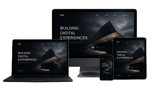 Responsive website on multiple devices